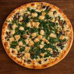 Alfredo chicken Pizza